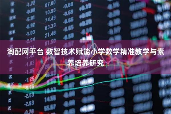 淘配网平台 数智技术赋能小学数学精准教学与素养培养研究